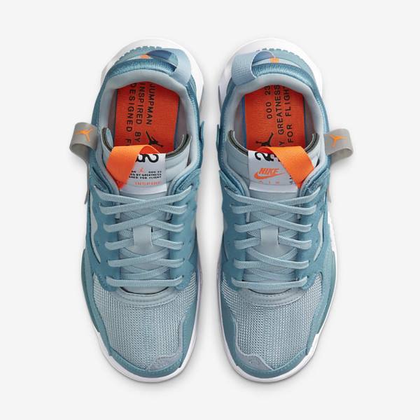 Men's Nike Jordan MA2 Trainers Light Blue / Grey / Orange | NK671XJF