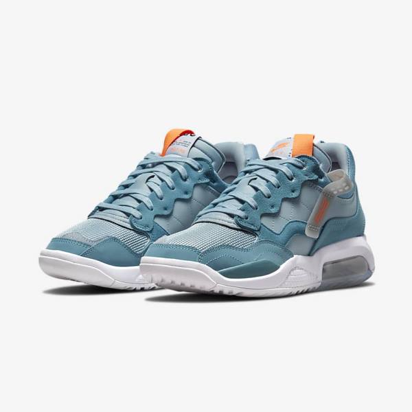 Men's Nike Jordan MA2 Trainers Light Blue / Grey / Orange | NK671XJF