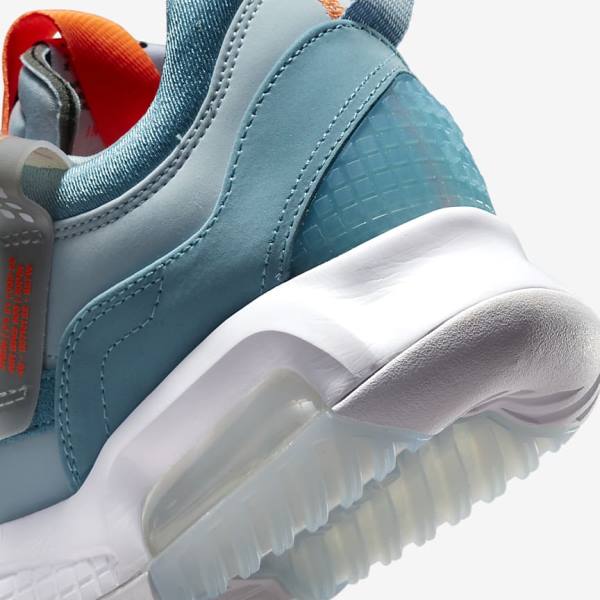 Men's Nike Jordan MA2 Trainers Light Blue / Grey / Orange | NK671XJF