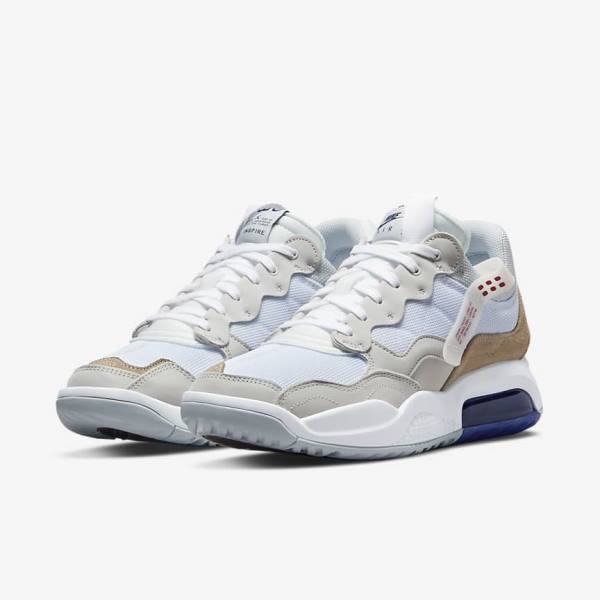 Men's Nike Jordan MA2 Trainers White / Khaki / Light Beige / Red | NK016SIM