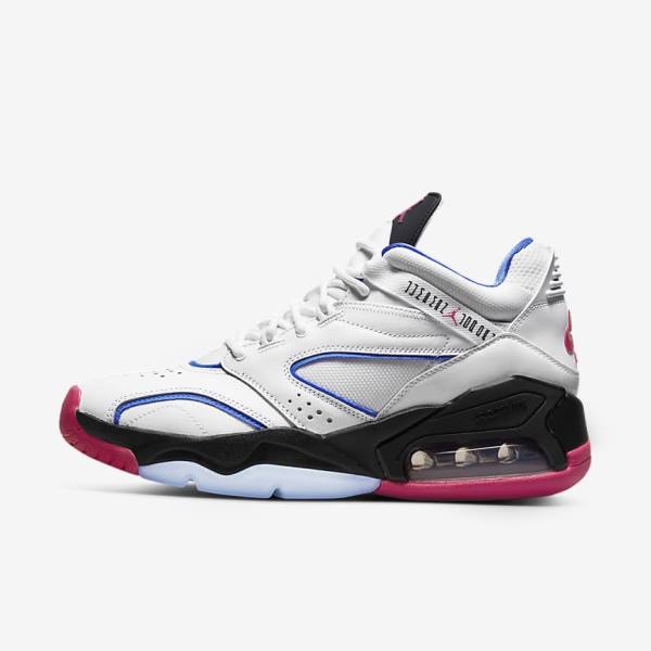 Men\'s Nike Jordan Point Lane Trainers White / Blue / Black / Pink | NK961GSY