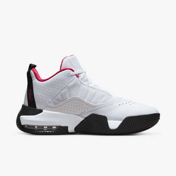 Men's Nike Jordan Stay Loyal Trainers White / Black / Pink | NK275IYK