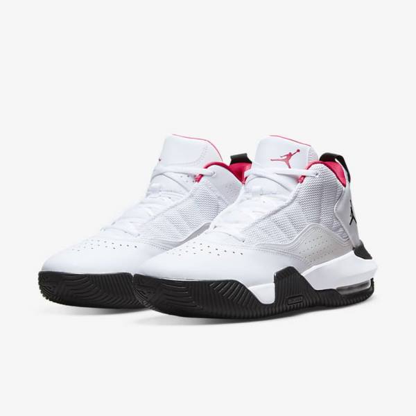 Men's Nike Jordan Stay Loyal Trainers White / Black / Pink | NK275IYK