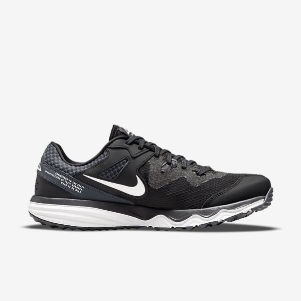 Men's Nike Juniper Trail Trail Running Shoes Black / Dark Grey / White | NK670MKD