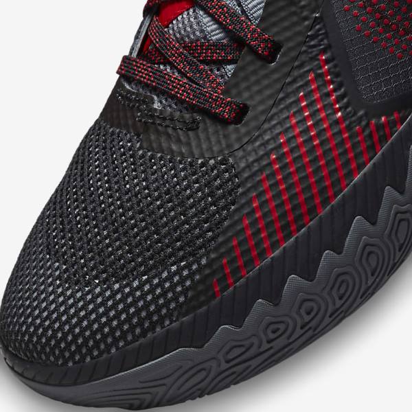 Men's Nike Kyrie Flytrap 5 Basketball Shoes Black / Grey / Red | NK526THB