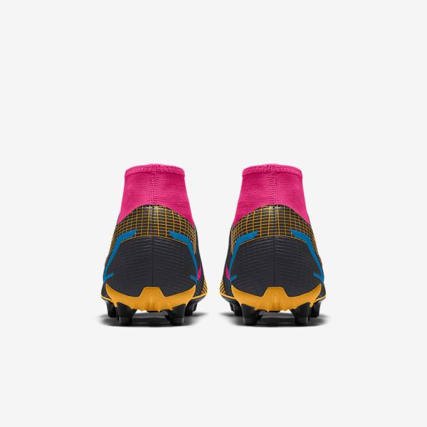 Men's Nike Mercurial Superfly 8 Academy By You Custom Football Shoes Multicolor | NK074DTC