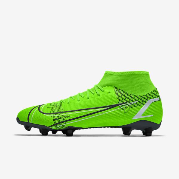 Men\'s Nike Mercurial Superfly 8 Academy By You Custom Football Shoes Multicolor | NK183CVP