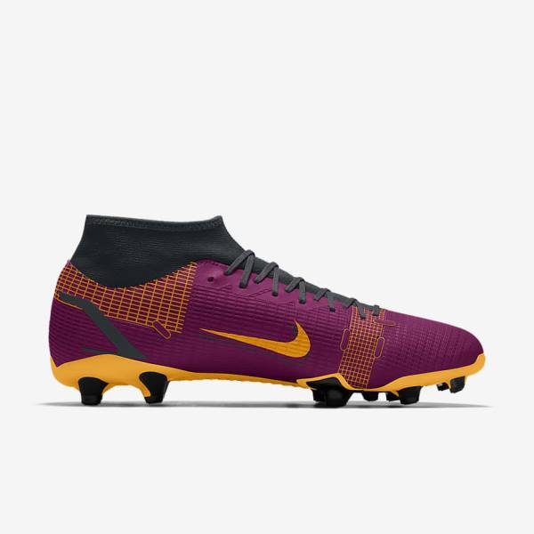 Men's Nike Mercurial Superfly 8 Academy By You Custom Football Shoes Multicolor | NK590UMP