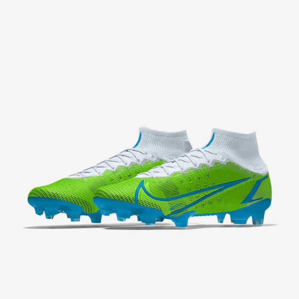 Men's Nike Mercurial Superfly 8 Elite By You Custom Football Shoes Multicolor | NK219WIB