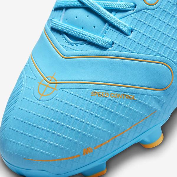 Men's Nike Mercurial Vapor 14 Academy MG Multi-Ground Football Shoes Blue / Orange | NK918BOK