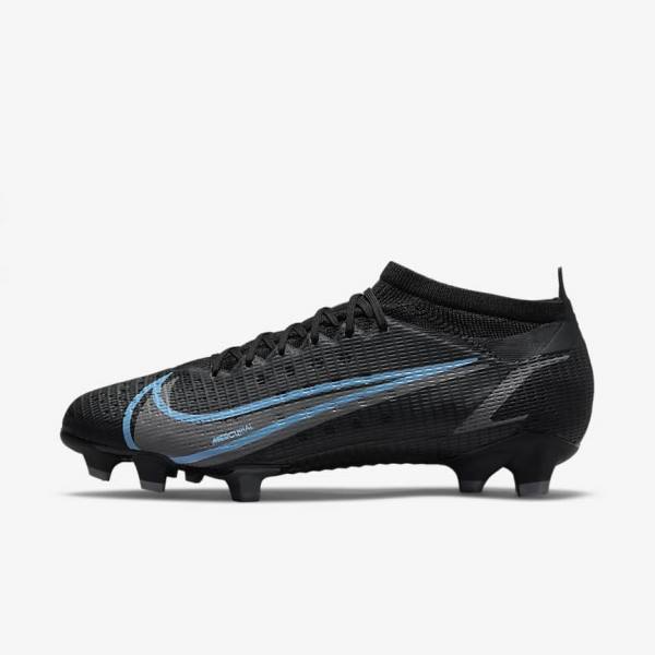 Men\'s Nike Mercurial Vapor 14 Pro FG Firm-Ground Football Shoes Black | NK952RJZ