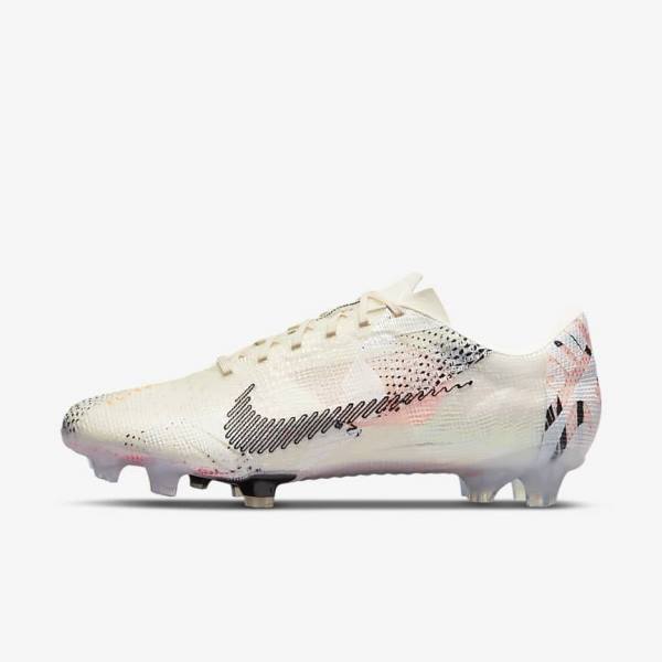 Men\'s Nike Mercurial Vapor Next Nature FG Firm-Ground Football Shoes Light Pink / Orange / Black | NK427BEW