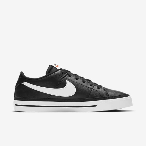 Men's Nike NikeCourt Legacy Trainers Black / Light Brown / White | NK986DBG