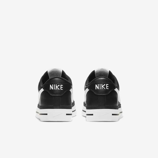 Men's Nike NikeCourt Legacy Trainers Black / Light Brown / White | NK986DBG