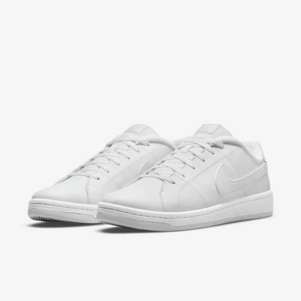 Men's Nike NikeCourt Royale 2 Next Nature Trainers White | NK692PDF