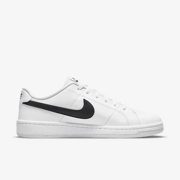 Men's Nike NikeCourt Royale 2 Next Nature Trainers White / Black | NK850HDX