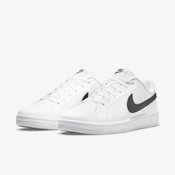 Men's Nike NikeCourt Royale 2 Next Nature Trainers White / Black | NK850HDX