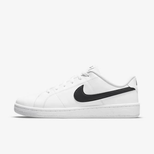 Men\'s Nike NikeCourt Royale 2 Next Nature Trainers White / Black | NK850HDX