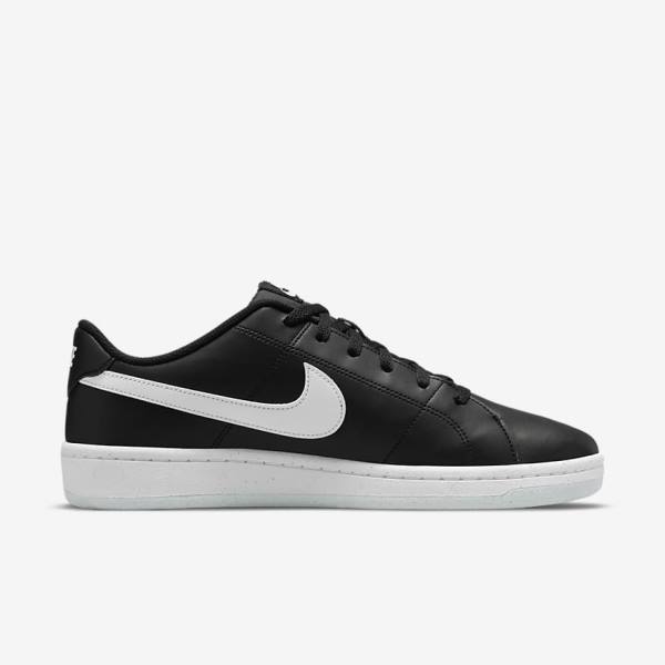 Men's Nike NikeCourt Royale 2 Next Nature Trainers Black / White | NK906TMB