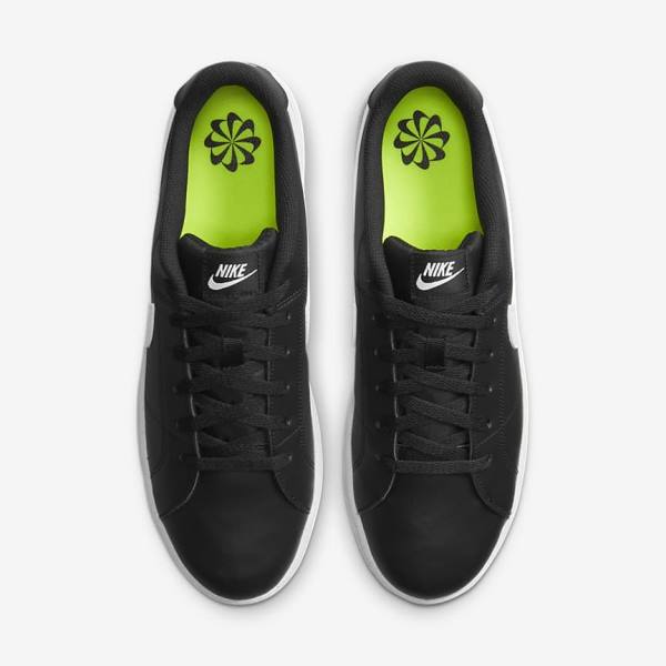 Men's Nike NikeCourt Royale 2 Next Nature Trainers Black / White | NK906TMB