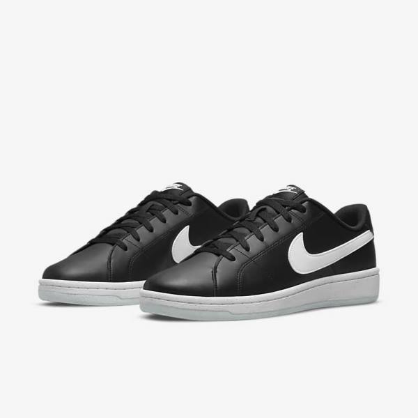 Men's Nike NikeCourt Royale 2 Next Nature Trainers Black / White | NK906TMB