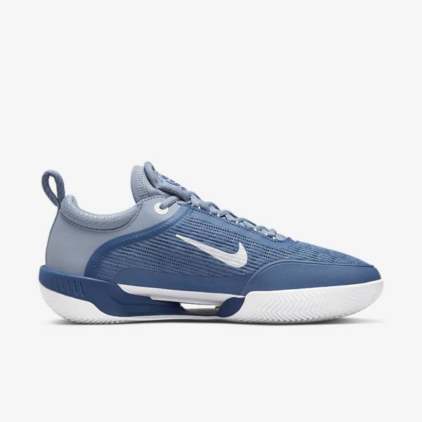 Men's Nike NikeCourt Zoom NXT Clay Court Tennis Shoes Navy / White | NK309MWP