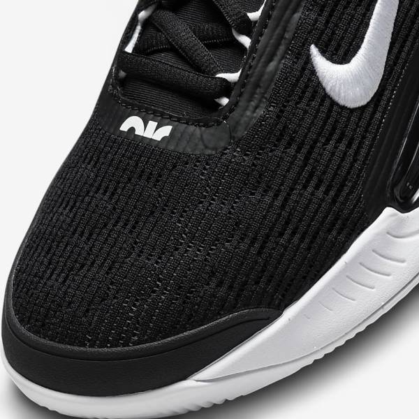 Men's Nike NikeCourt Zoom NXT Clay Court Tennis Shoes Black / White | NK971SQT