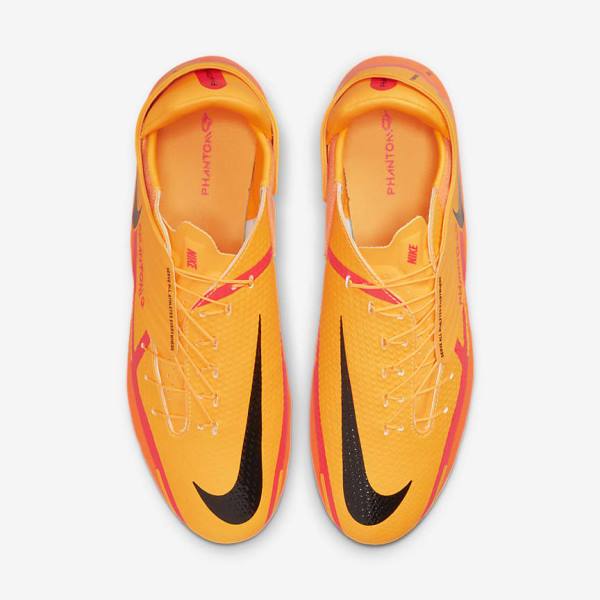 Men's Nike Phantom GT2 Academy FlyEase MG Multi-Grounds Football Shoes Orange / Light Red / Black | NK219QMB