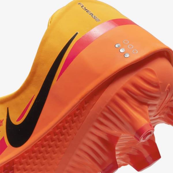 Men's Nike Phantom GT2 Academy FlyEase MG Multi-Grounds Football Shoes Orange / Light Red / Black | NK219QMB