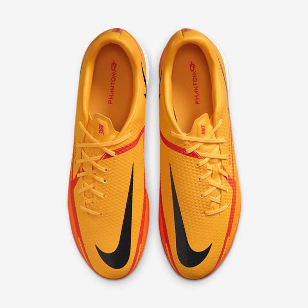 Men's Nike Phantom GT2 Academy IC Indoor-Court Football Shoes Orange / Light Red / Black | NK296CHJ