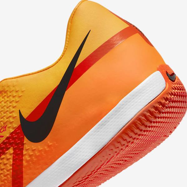 Men's Nike Phantom GT2 Academy IC Indoor-Court Football Shoes Orange / Light Red / Black | NK296CHJ