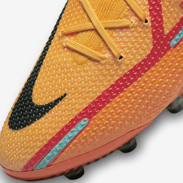 Men's Nike Phantom GT2 Dynamic Fit Elite AG-Pro Artificial-Grass Football Shoes Orange / Light Red / Black | NK675CSI