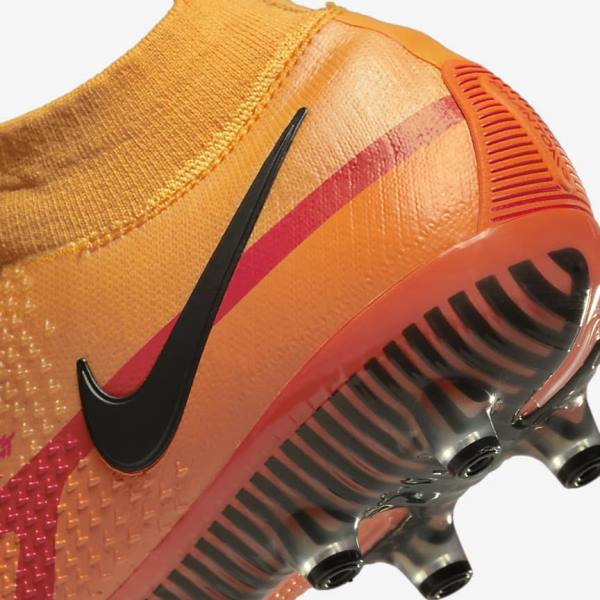 Men's Nike Phantom GT2 Dynamic Fit Elite AG-Pro Artificial-Grass Football Shoes Orange / Light Red / Black | NK675CSI