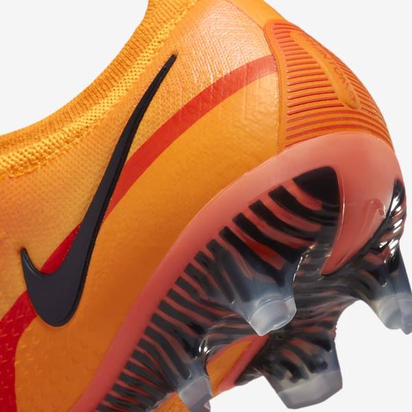 Men's Nike Phantom GT2 Elite FG Firm-Ground Football Shoes Orange / Light Red / Black | NK851WRU