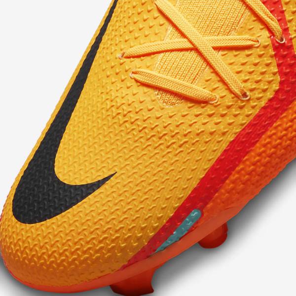 Men's Nike Phantom GT2 Pro FG Firm-Ground Football Shoes Orange / Light Red / Black | NK236GJI