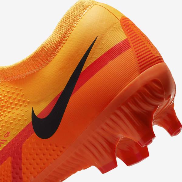 Men's Nike Phantom GT2 Pro FG Firm-Ground Football Shoes Orange / Light Red / Black | NK236GJI