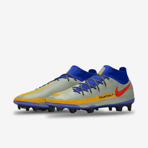 Men's Nike Phantom GT Elite By You Custom Firm Ground Football Shoes Multicolor | NK231TFD