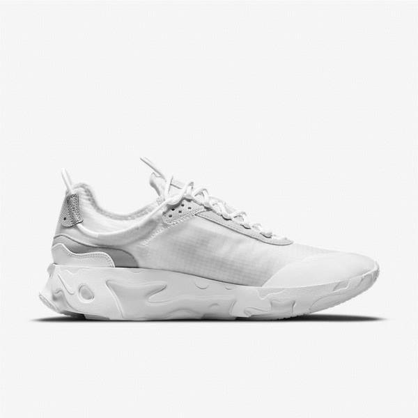 Men's Nike React Live Trainers White / Platinum / White | NK143EJF