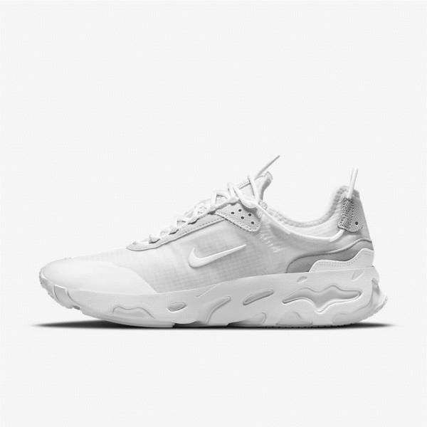 Men\'s Nike React Live Trainers White / Platinum / White | NK143EJF