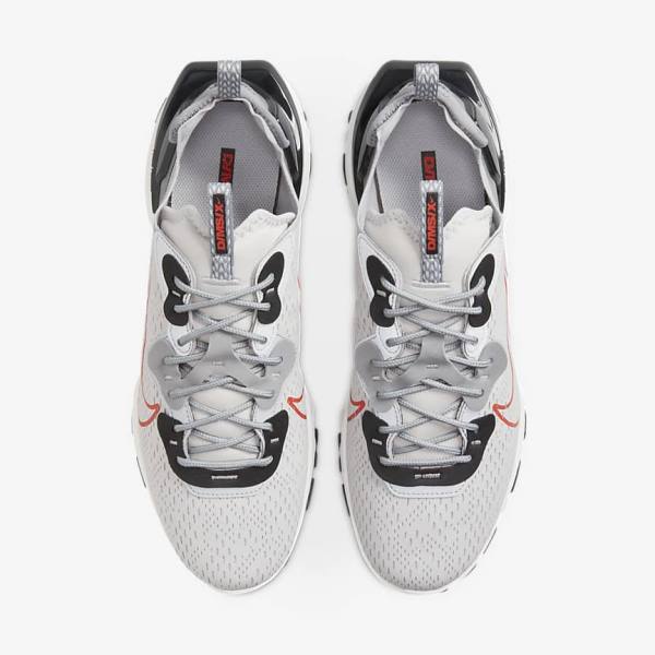 Men's Nike React Vision Trainers Grey / Light Grey / Orange | NK831HLU