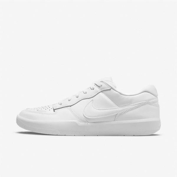 Men\'s Nike SB Force 58 Premium Trainers White | NK936UHQ