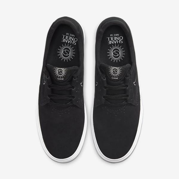 Men's Nike SB Shane Trainers Black / White | NK560UKM