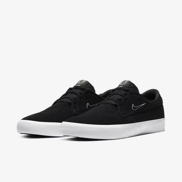 Men's Nike SB Shane Trainers Black / White | NK560UKM