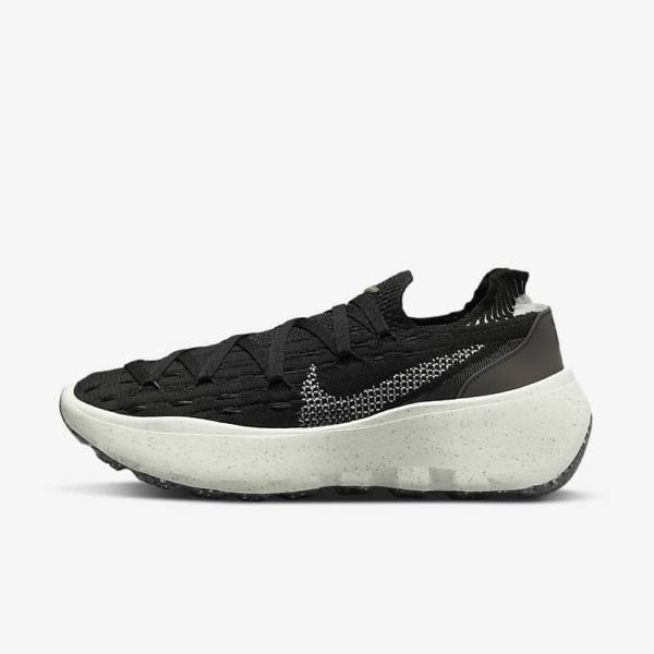 Men\'s Nike Space Hippie 04 Trainers Black / Dark Grey / Light Grey | NK280WBT