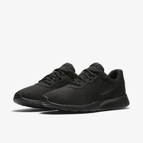 Men's Nike Tanjun Trainers Black / Dark Grey | NK934QDY