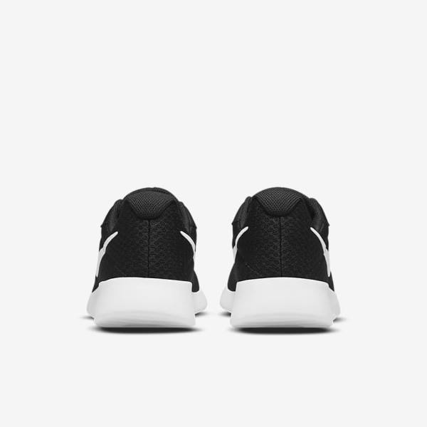 Men's Nike Tanjun Trainers Black / White | NK691VKA