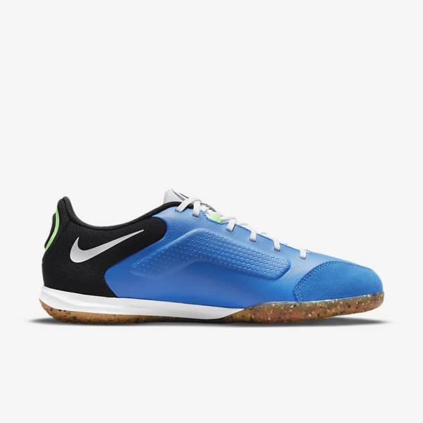 Men's Nike Tiempo Legend 9 Academy IC Indoor-Court Football Shoes Light Blue / Light Green / Brown / Black | NK546FWL