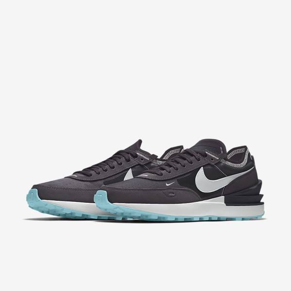 Men's Nike Waffle One By You Custom Trainers Multicolor | NK839KDI