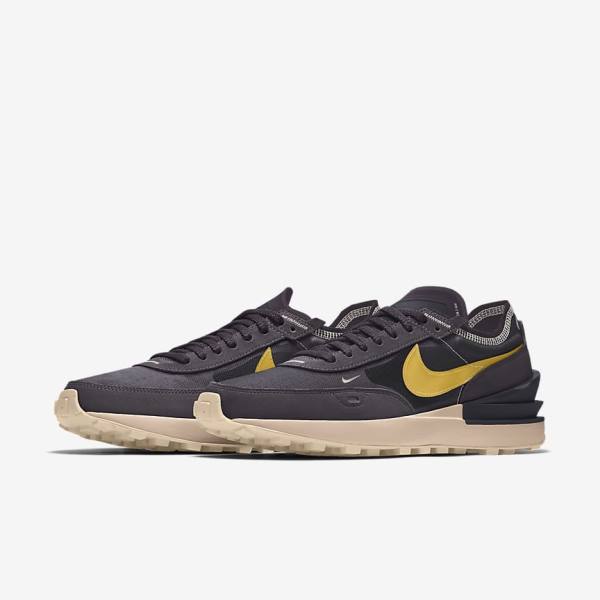 Men's Nike Waffle One By You Custom Trainers Multicolor | NK962RAU