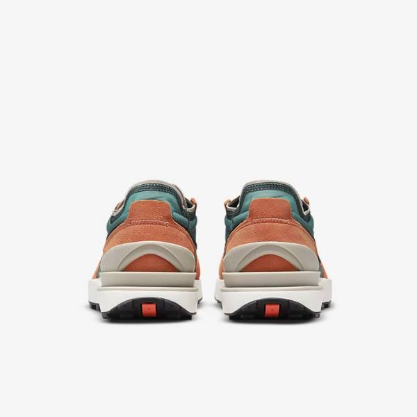 Men's Nike Waffle One SE Trainers Green / Red / Orange / Black | NK507UTC